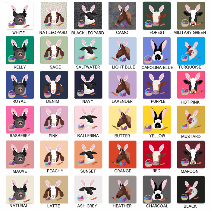 HOPPY EASTER ANIMALS- CHOOSE YOUR ANIMAL – Infant/Toddler/Youth