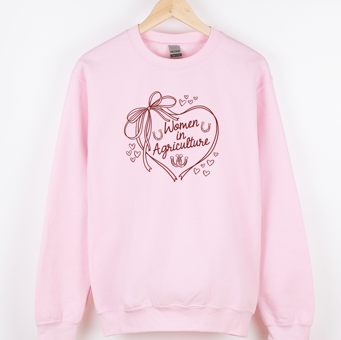 Horseshoe Support Women In Agriculture– Crewneck