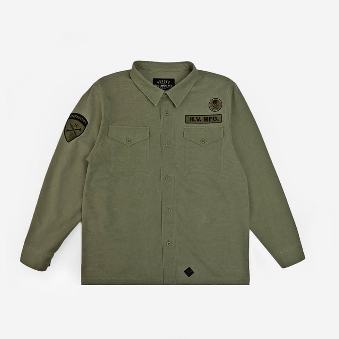 H&V Standard Issue Lightweight Shirt Jacket - Heroes & Villains-Heroes & Villains-Shacket