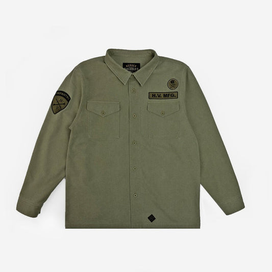 H&V Standard Issue Lightweight Shirt Jacket - Heroes & Villains-Heroes & Villains-Shacket