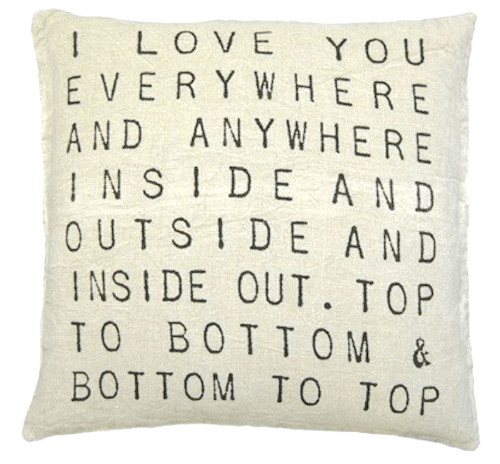 I Love You Everywhere Pillow - Adored A Lovely Boutique
