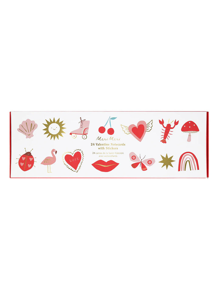 Icon Kids Valentine's Cards & Sticker Set