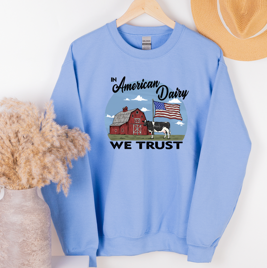 In American Dairy We Trust– Crewneck
