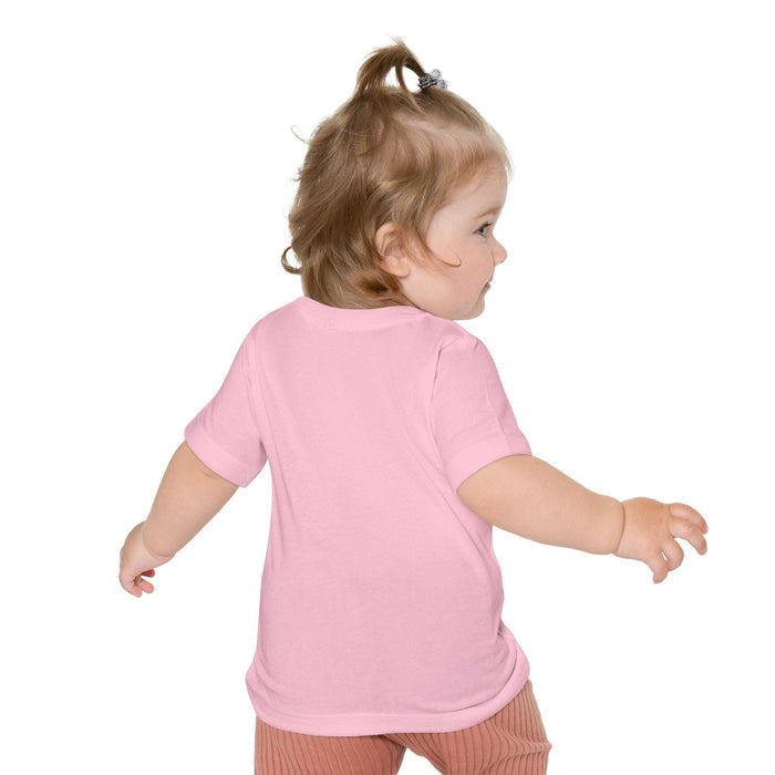Hawaiian infant tee with a lively tropical design, soft fabric and comfortable short sleeves for warm weather family outings.