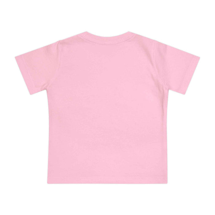 Soft tropical infant t shirt made with cotton in solid colors, designed for fun comfortable summer play and family gatherings