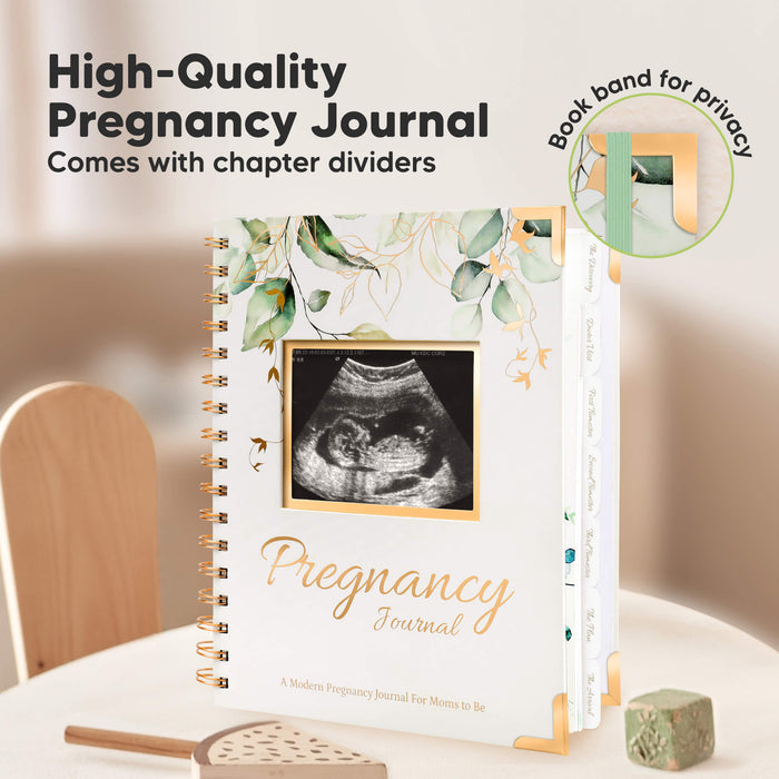 High-Quality Pregnancy Journal: Comes with chapter dividers