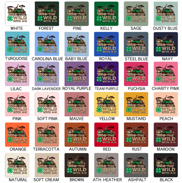 Into The Wild With 4-H- Bella Canvas T-Shirt