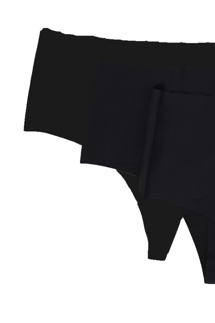 Invisible Seamless High-Rise Thong (3-Piece)