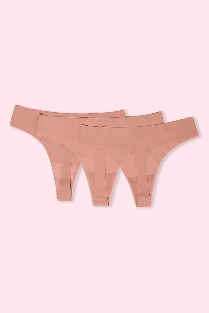 Invisible Seamless Thong (3-Piece)