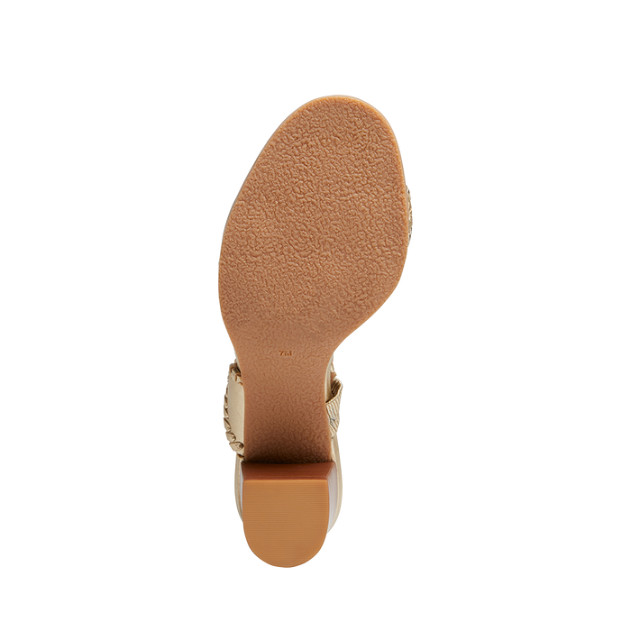 Jack Rogers Lauren Mid Heel - Platinum