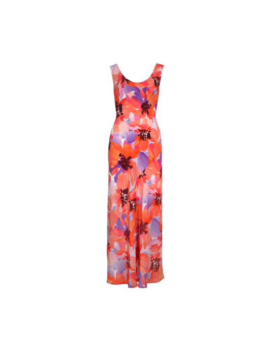JAQUETTA SILK SLIP POPPY FLORAL