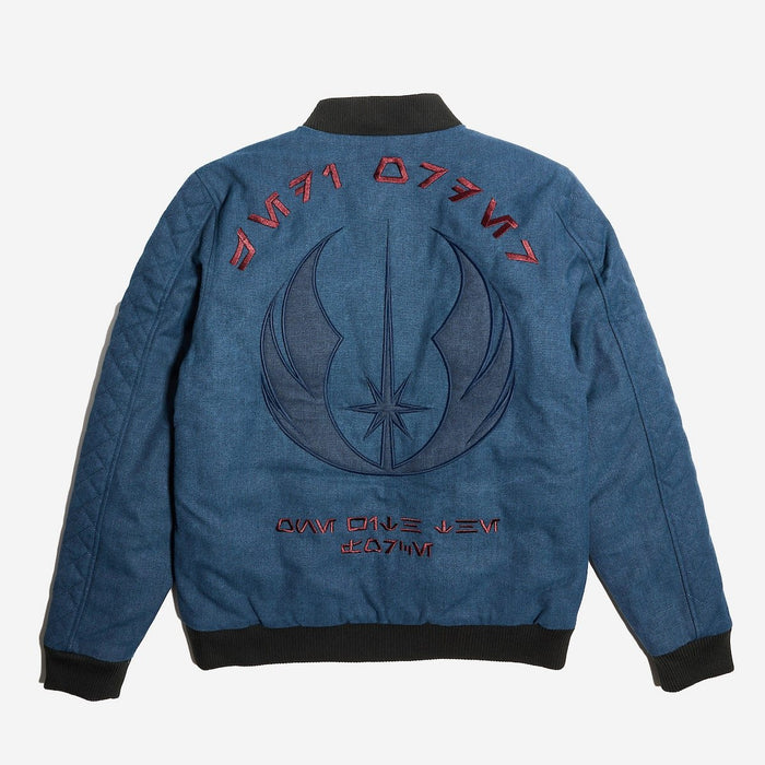Jedi Canvas Zip-Up Bomber Jacket - Heroes & Villains-Star Wars-Bomber Jacket