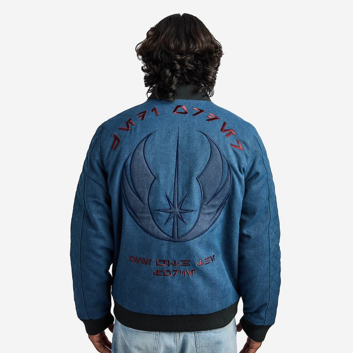 Jedi Canvas Zip-Up Bomber Jacket - Heroes & Villains-Star Wars-Bomber Jacket