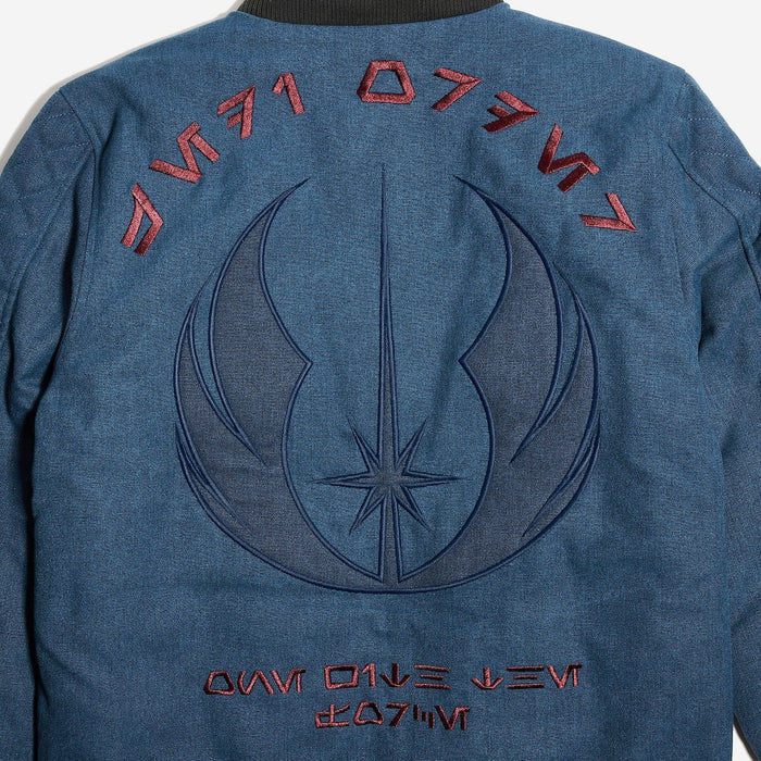 Jedi Canvas Zip-Up Bomber Jacket - Heroes & Villains-Star Wars-Bomber Jacket