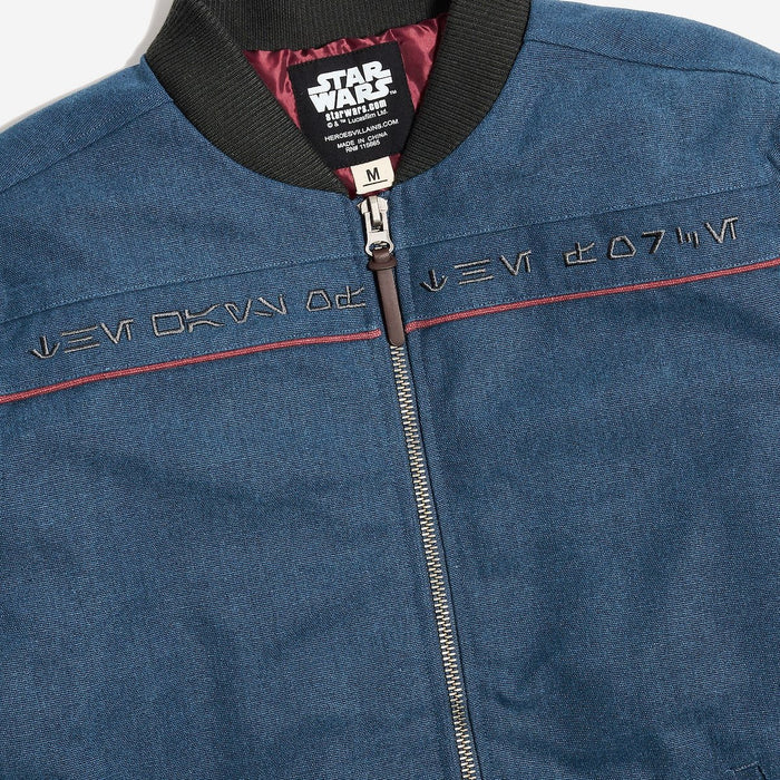 Jedi Canvas Zip-Up Bomber Jacket - Heroes & Villains-Star Wars-Bomber Jacket