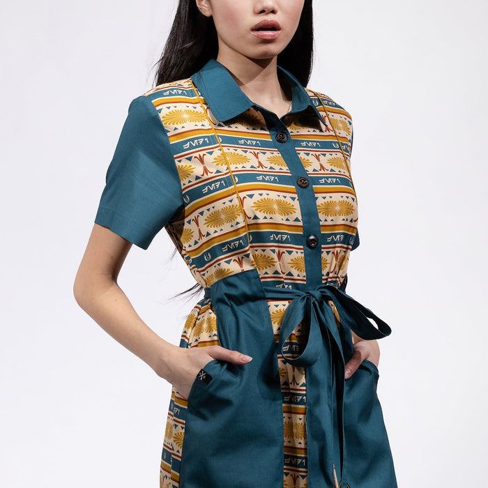 Jedi Tapestry Shirt Dress - Heroes & Villains-Star Wars-Shirt Dress