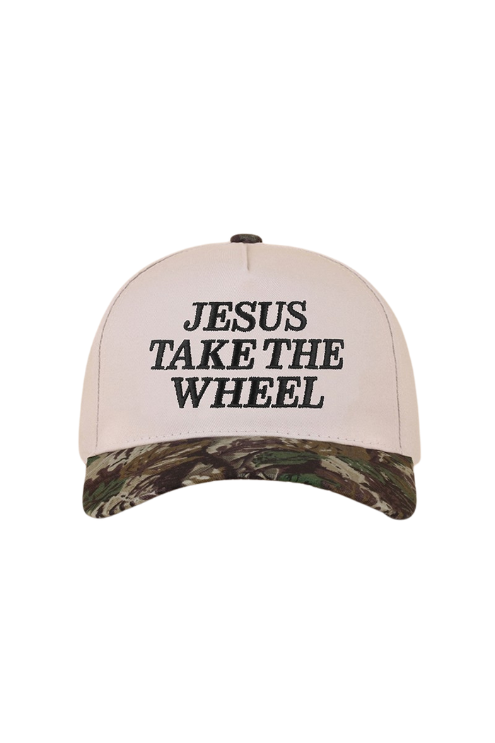 "Jesus Take The Wheel" Canvas Baseball Cap-Cute-Trendy-Shop-Womens-Boutique-Clothing-Store