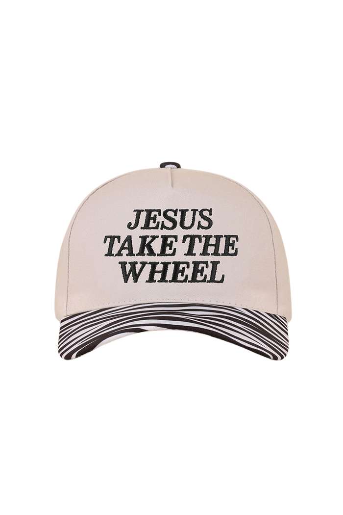 "Jesus Take The Wheel" Canvas Baseball Cap-Cute-Trendy-Shop-Womens-Boutique-Clothing-Store