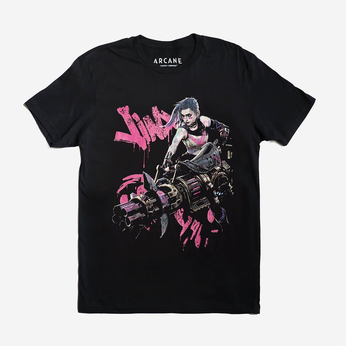 Jinx Champion Classic Comfort Tee - Heroes & Villains-Arcane-T-Shirt