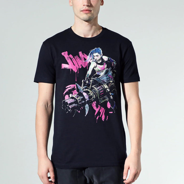 Jinx Champion Classic Comfort Tee - Heroes & Villains-Arcane-T-Shirt