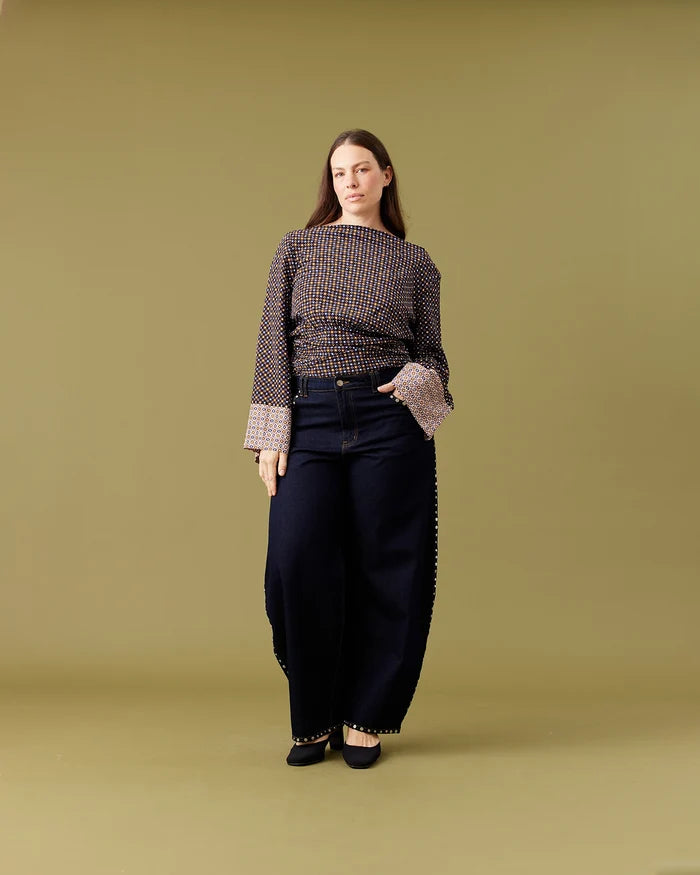JONI LONG SLEEVE FLICKER FLOWER