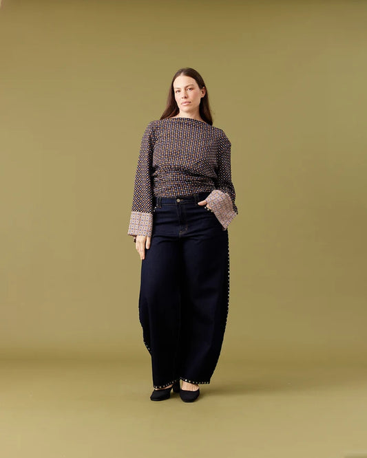 JONI LONG SLEEVE FLICKER FLOWER