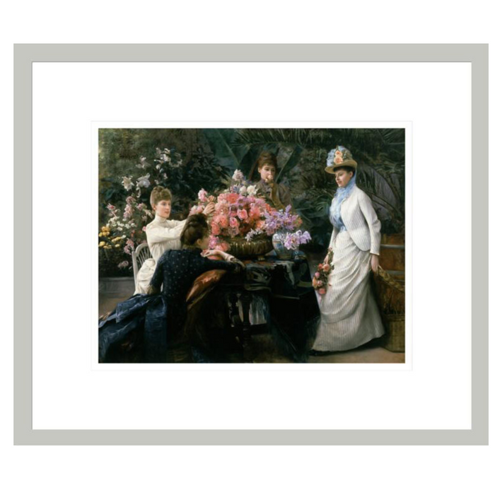 Julius Stewart "Spring Flowers (In the Conservatory" Made-to-Order Print