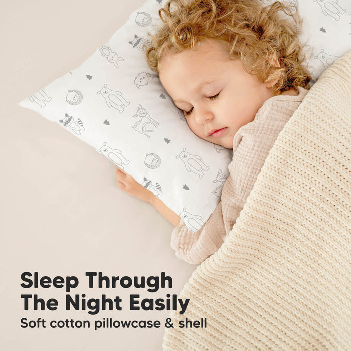 Sleep Through The Night Easily: Soft cotton pillowcase & shell