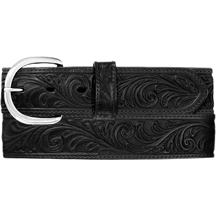 Justin Western Scroll Tooled Belt