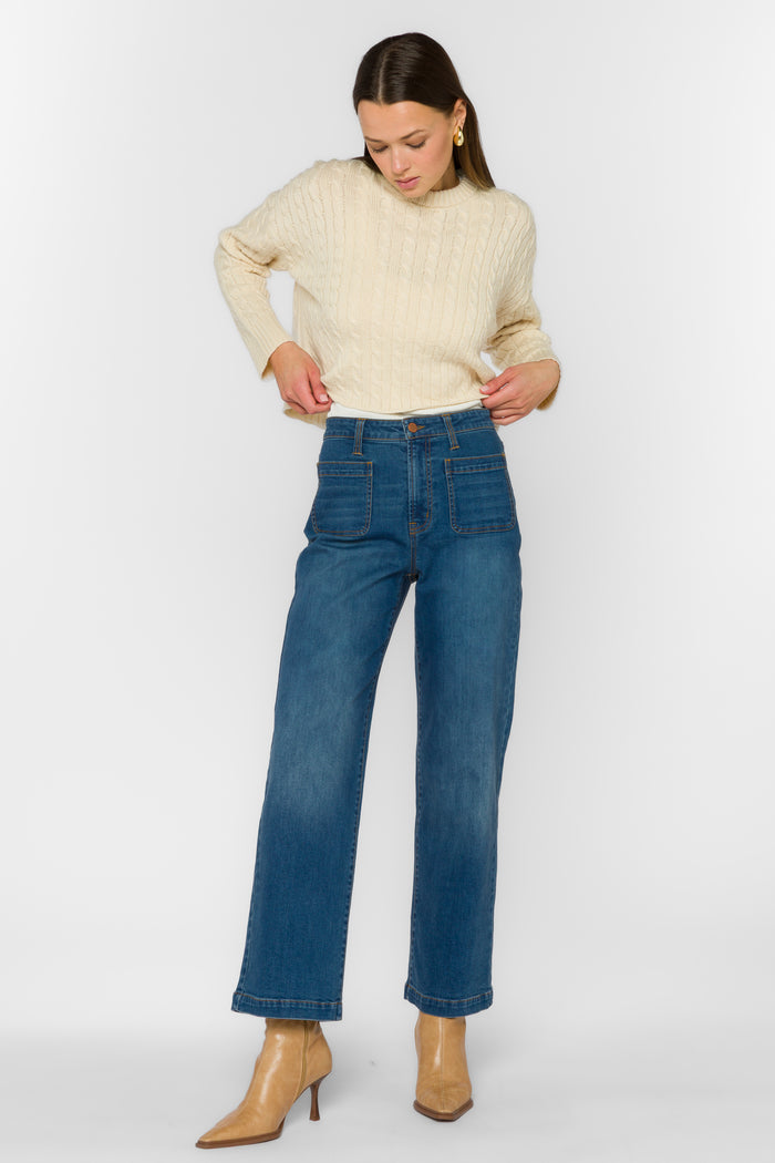 Kera Blue Pants - Bottoms - Velvet Heart Clothing