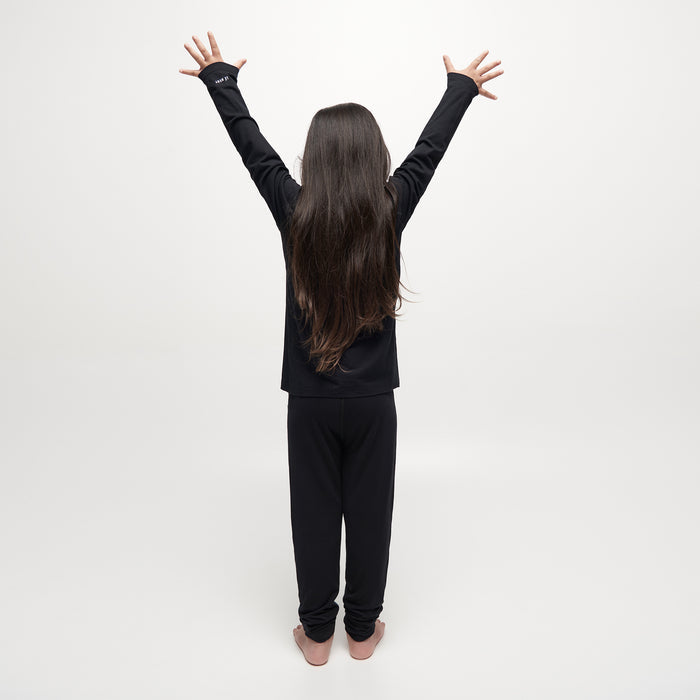 Kids Core Lightweight Merino Raglan Base Layer