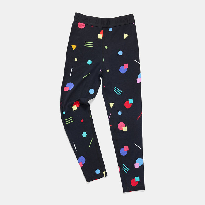 Kids Merino Confetti Midweight Base Layer Bottom