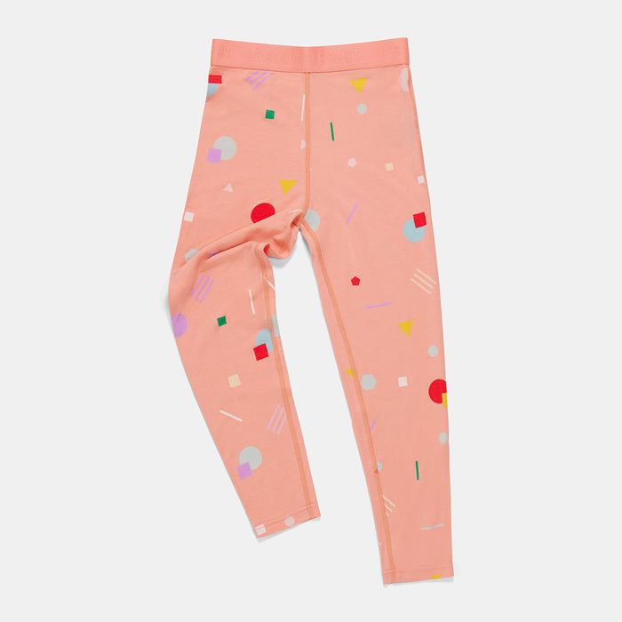 Kids Merino Confetti Midweight Base Layer Bottom