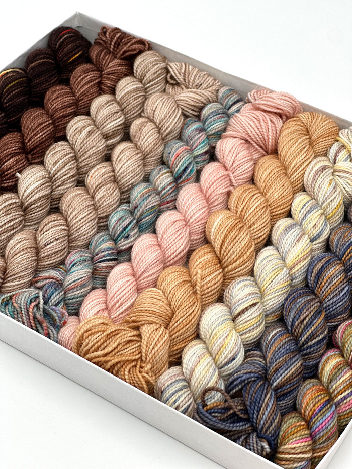 Koigu Hand-Dyed 4ply Pencil Boxes