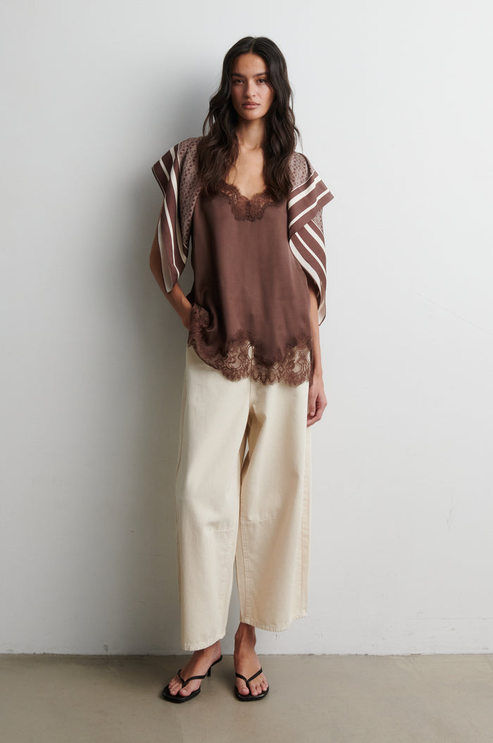 Laceria Lace Strap Top