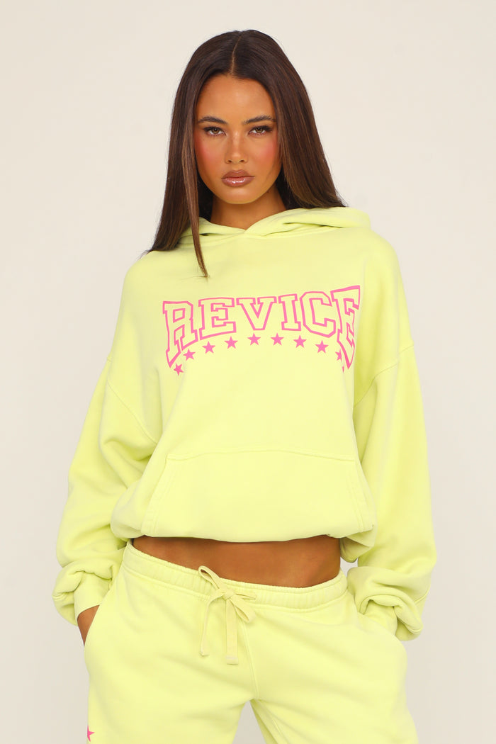 LAX HOODIE / STARDOM LIME