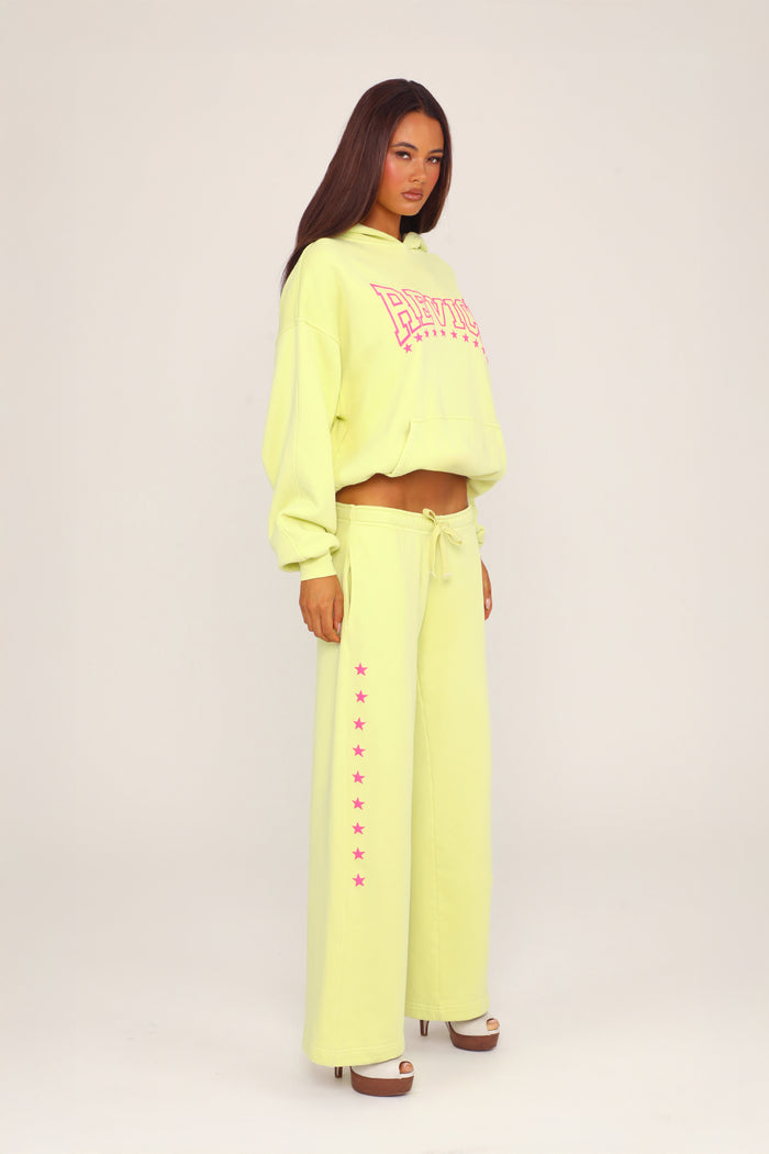 LAX SWEAT PANT / STARDOM LIME