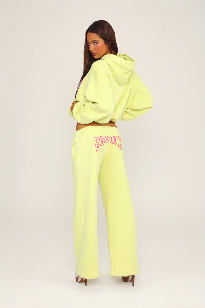 LAX SWEAT PANT / STARDOM LIME