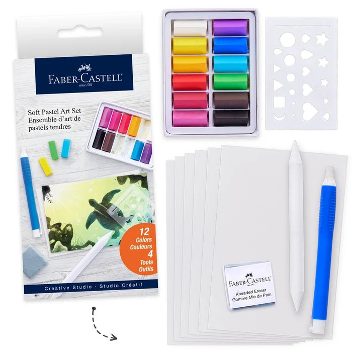 Learn How To Draw with Soft Pastels Art Set For Beginners