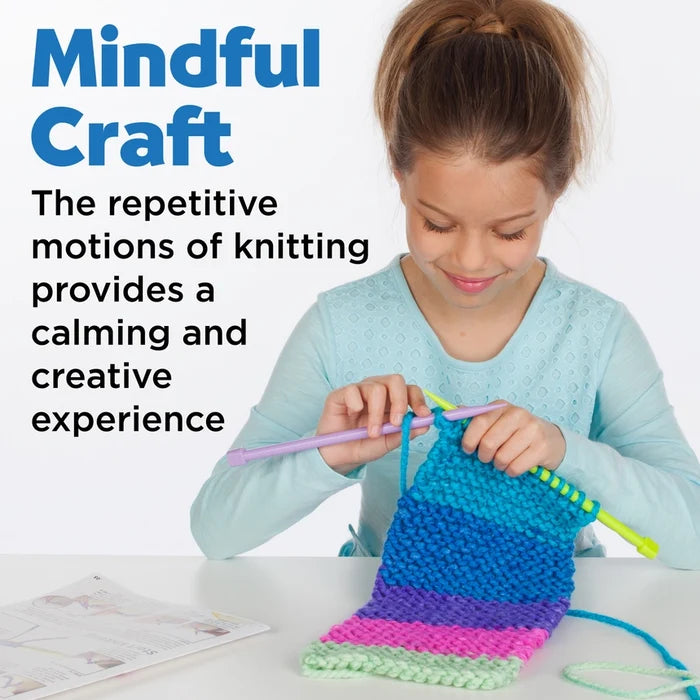 Learn To Knit A Pocket Scarf Kit