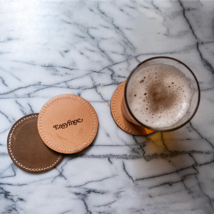 Leather Coasters - Set