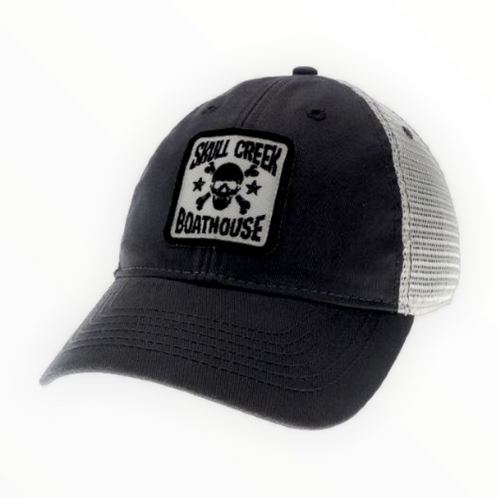Legacy Hat- Relaxed Twill Trucker- Logo- Black