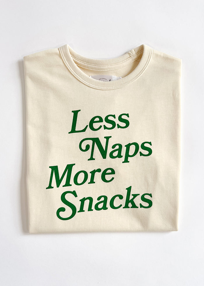 Less Naps More Snacks Oversized Tee