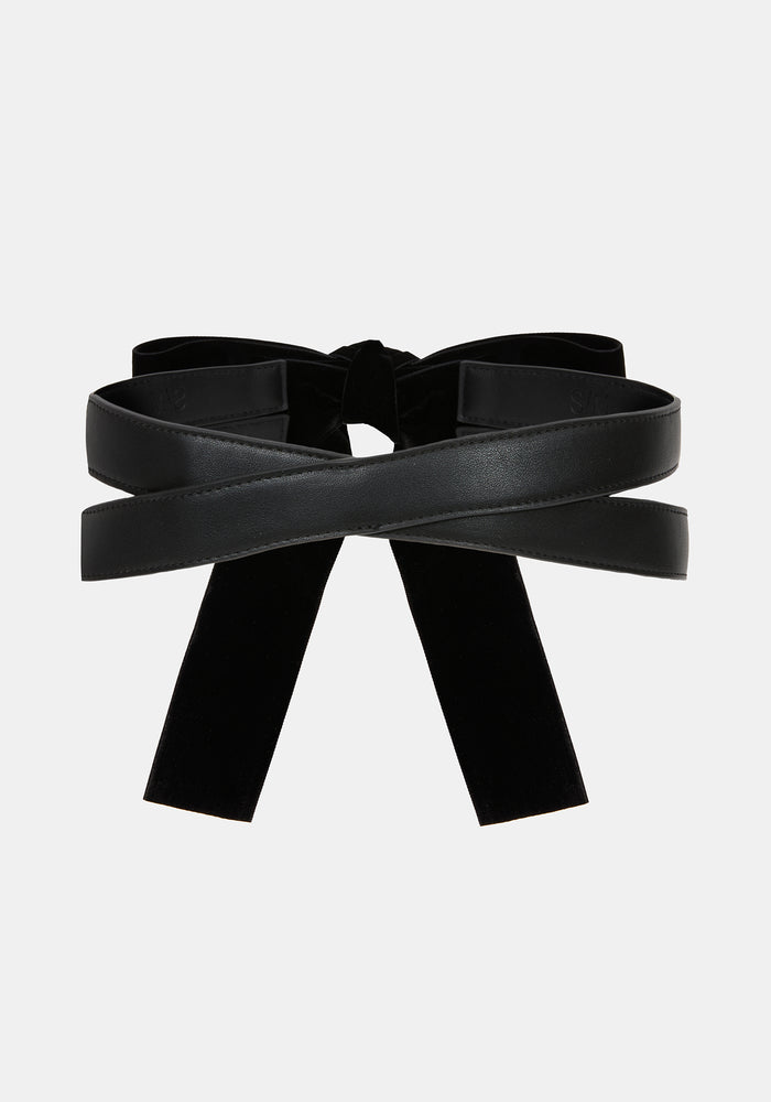 Lilane Cross Over Bow Back Waist Belt