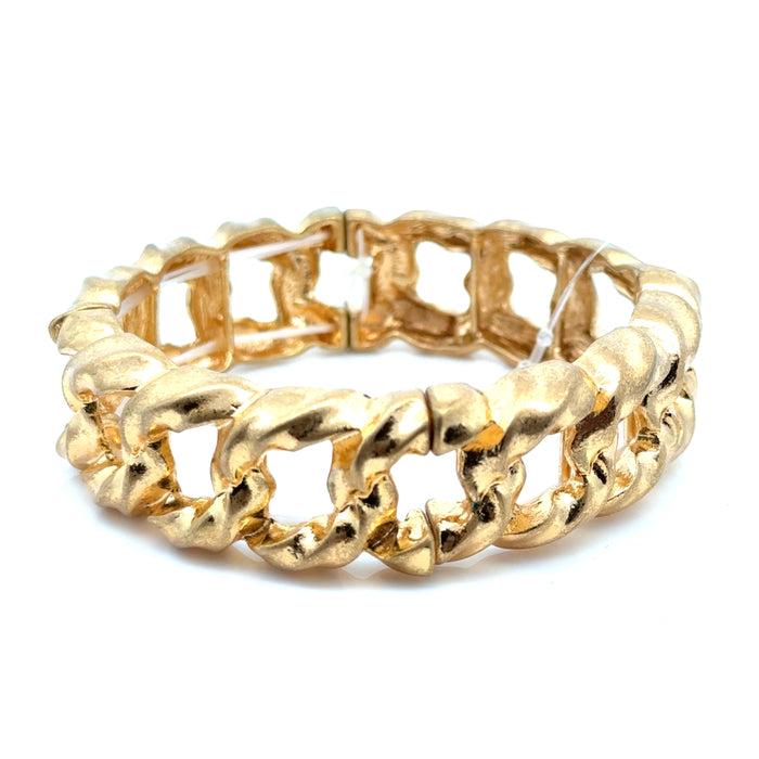 Style the Link Metal Bracelet exclusively at Born To Glam