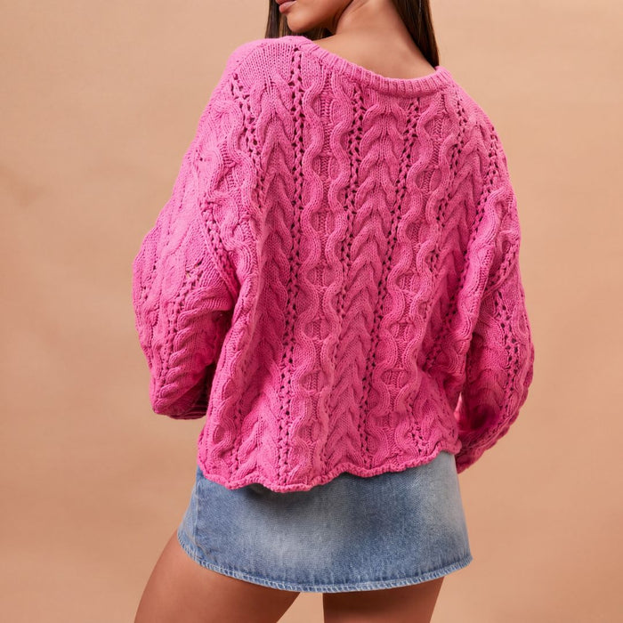 Lola Oversized Sweater - SexyModest Boutique