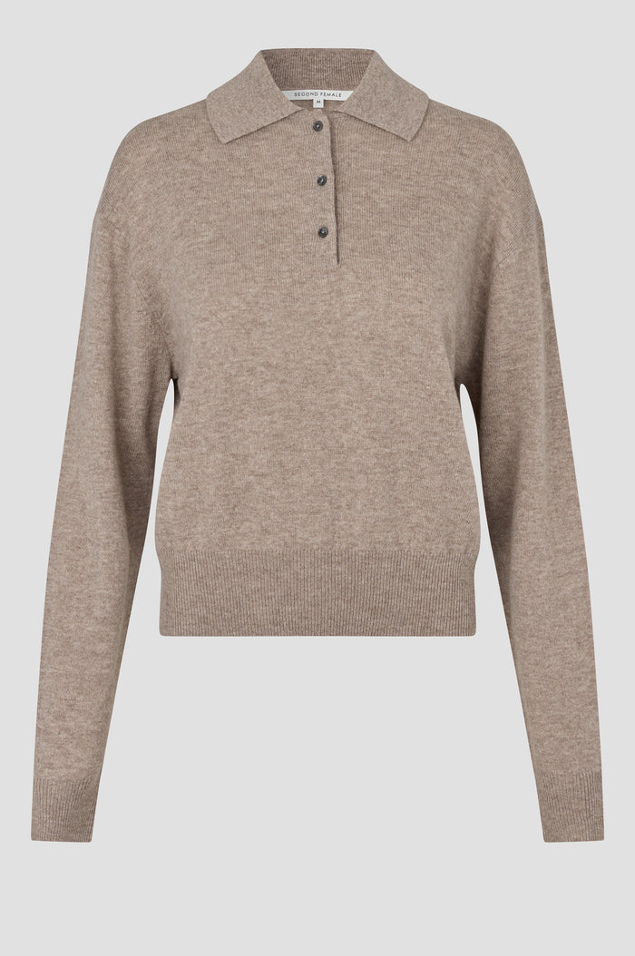 Longo Knit LS Collar