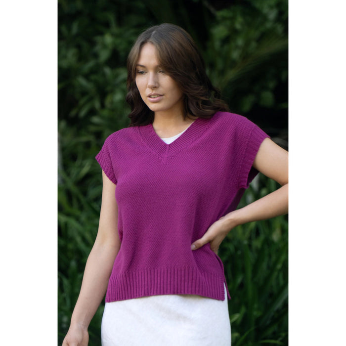 Lothlorian - Cotton & Merino Evie Vest (CM105)