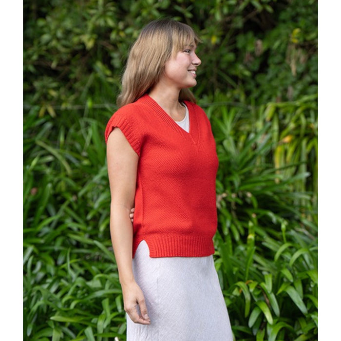 Lothlorian - Cotton & Merino Evie Vest (CM105) Mandarin