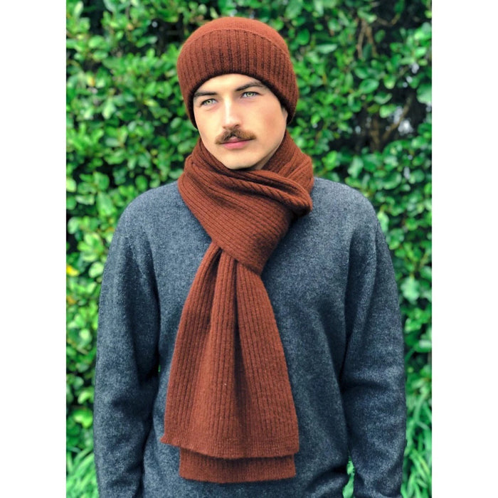 Lothlorian - Merino & Possum Turnback Scarf (9732)